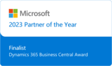 Finalist D365 BC Award Microsoft 2023